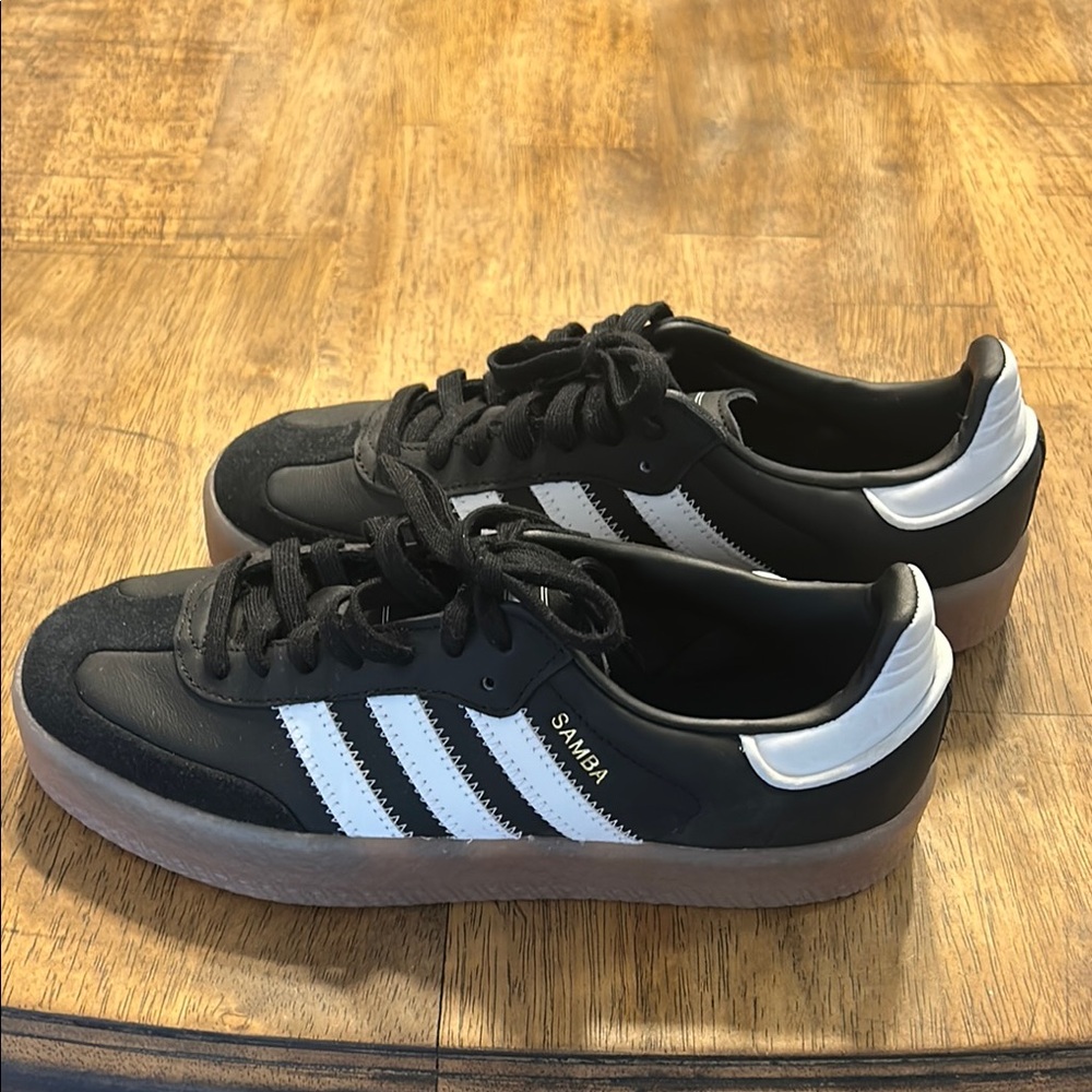 Adidas Samba Black and White Men's Shoes